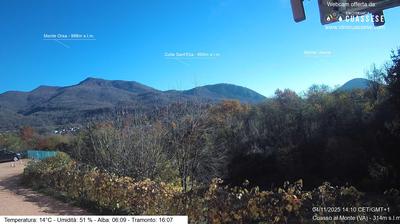 immagine della webcam nei dintorni di Brezzo di Bedero: webcam Cuasso al Monte