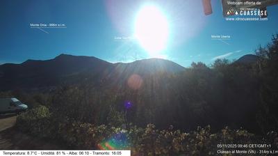 immagine della webcam nei dintorni di Cuvio: webcam Cuasso al Monte