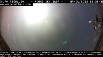 immagine della webcam nei dintorni di Moneglia: webcam Chiavari