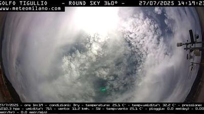 immagine della webcam nei dintorni di Tribogna: webcam Chiavari