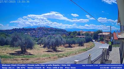 immagine della webcam nei dintorni di Caramanico Terme: webcam Chieti