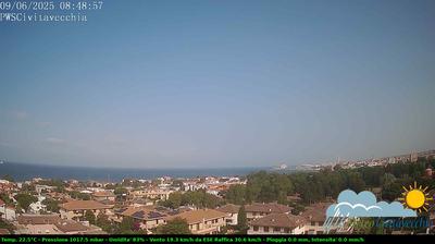 immagine della webcam nei dintorni di Marina di Cerveteri: webcam Civitavecchia