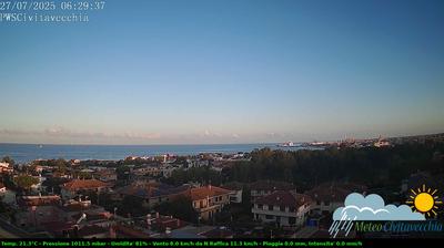 immagine della webcam nei dintorni di Bracciano: webcam Civitavecchia
