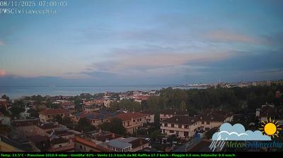 immagine della webcam nei dintorni di Montalto Marina: webcam Civitavecchia
