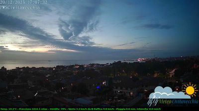 immagine della webcam nei dintorni di Allumiere: webcam Civitavecchia