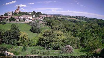 immagine della webcam nei dintorni di Baldissero Torinese: webcam Cerreto d'Asti