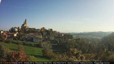 immagine della webcam nei dintorni di Buttigliera d'Asti: webcam Cerreto d'Asti