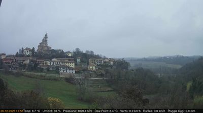 immagine della webcam nei dintorni di Costigliole d'Asti: webcam Cerreto d'Asti