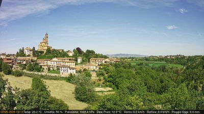 immagine della webcam nei dintorni di Baldissero Torinese: webcam Cerreto d'Asti