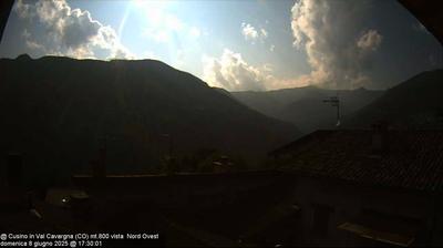 Preview delle webcam di Cusino › Nord-Ovest: Cavargna