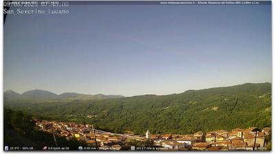 immagine della webcam nei dintorni di Monte Sirino: webcam San Severino Lucano
