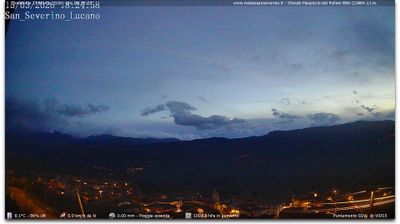 immagine della webcam nei dintorni di Monte Sirino: webcam San Severino Lucano