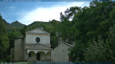 immagine della webcam nei dintorni di Traversella: webcam Carema