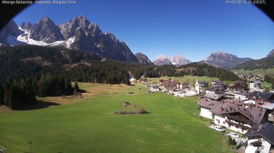 immagine della webcam nei dintorni di Santo Stefano di Cadore: webcam Cima Sappada