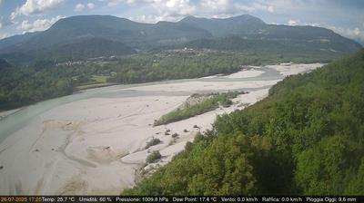 immagine della webcam nei dintorni di Andreis: webcam Pinzano al Tagliamento