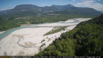immagine della webcam nei dintorni di Spilimbergo: webcam Pinzano al Tagliamento