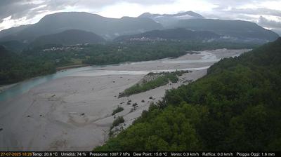 immagine della webcam nei dintorni di San Daniele del Friuli: webcam Pinzano al Tagliamento