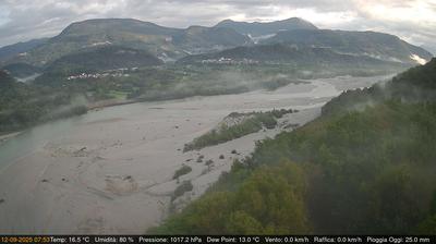 immagine della webcam nei dintorni di Casarsa della Delizia: webcam Pinzano al Tagliamento