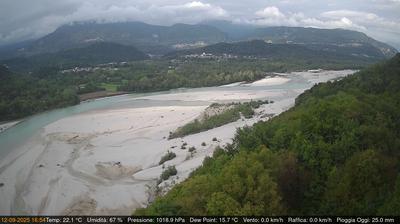 immagine della webcam nei dintorni di Verzegnis: webcam Pinzano al Tagliamento