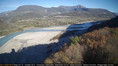 immagine della webcam nei dintorni di Spilimbergo: webcam Pinzano al Tagliamento