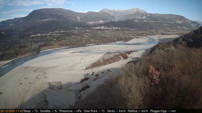 immagine della webcam nei dintorni di Maniago: webcam Pinzano al Tagliamento