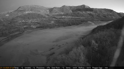 immagine della webcam nei dintorni di Verzegnis: webcam Pinzano al Tagliamento