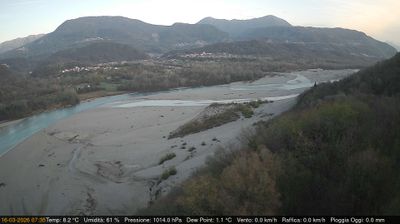 immagine della webcam nei dintorni di Maniago: webcam Pinzano al Tagliamento