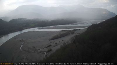 immagine della webcam nei dintorni di Spilimbergo: webcam Pinzano al Tagliamento