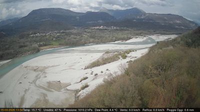 immagine della webcam nei dintorni di Andreis: webcam Pinzano al Tagliamento
