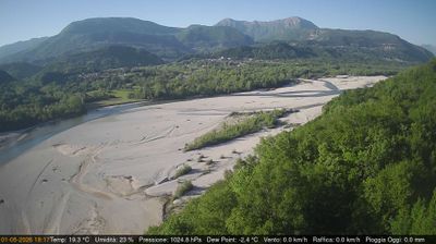 immagine della webcam nei dintorni di Enemonzo: webcam Pinzano al Tagliamento