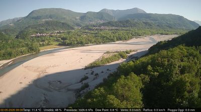 immagine della webcam nei dintorni di Clauzetto: webcam Pinzano al Tagliamento