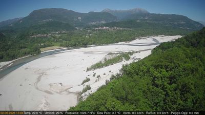 immagine della webcam nei dintorni di Andreis: webcam Pinzano al Tagliamento