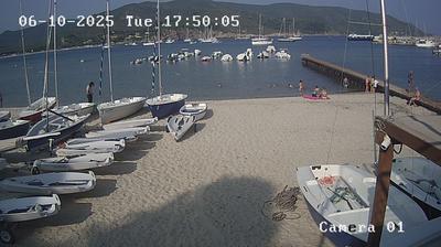 immagine della webcam nei dintorni di Cavoli: webcam Marina di Campo