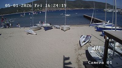 immagine della webcam nei dintorni di Cavoli: webcam Marina di Campo