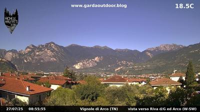 immagine della webcam nei dintorni di San Giacomo di Brentonico: webcam Arco