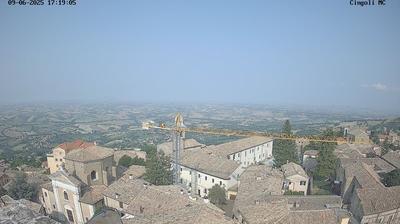 immagine della webcam nei dintorni di Treia: webcam Cingoli