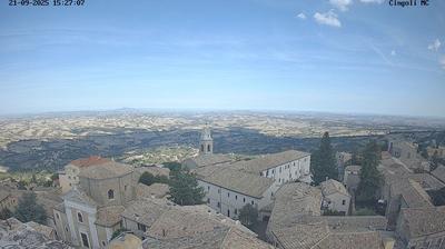 immagine della webcam nei dintorni di Castelfidardo: webcam Cingoli