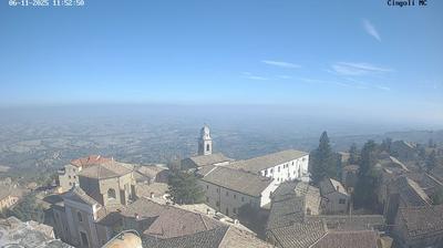 immagine della webcam nei dintorni di Castelfidardo: webcam Cingoli