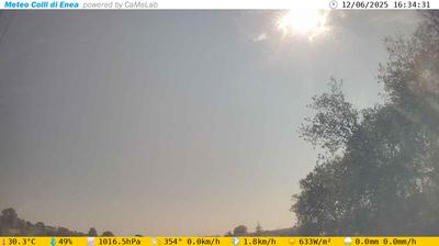immagine della webcam nei dintorni di Vaticano: webcam Pomezia