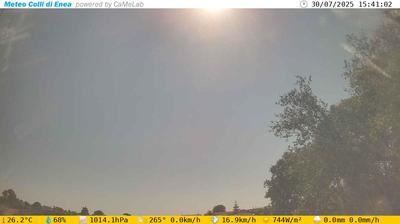immagine della webcam nei dintorni di Castel Gandolfo: webcam Pomezia