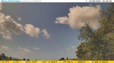 immagine della webcam nei dintorni di Rocca Priora: webcam Pomezia