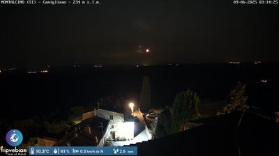 immagine della webcam nei dintorni di Marciano della Chiana: webcam Montalcino