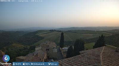immagine della webcam nei dintorni di Siena: webcam Montalcino