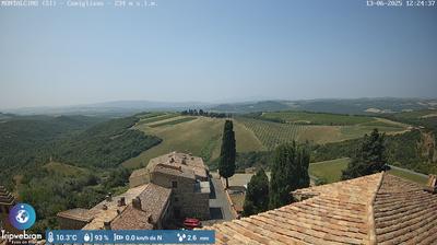 immagine della webcam nei dintorni di Siena: webcam Montalcino