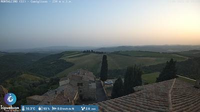 immagine della webcam nei dintorni di Castel del Piano: webcam Montalcino