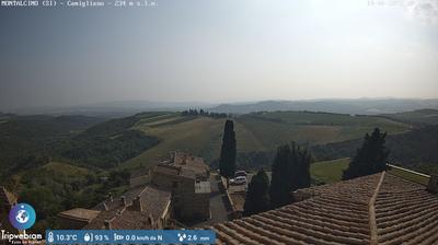 immagine della webcam nei dintorni di Castel del Piano: webcam Montalcino