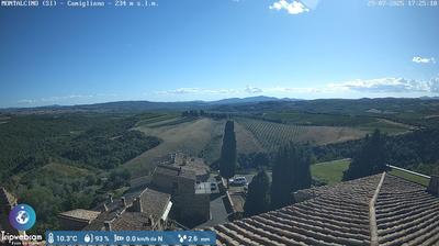 immagine della webcam nei dintorni di Castel del Piano: webcam Montalcino