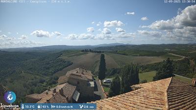 immagine della webcam nei dintorni di Montepulciano Stazione: webcam Montalcino