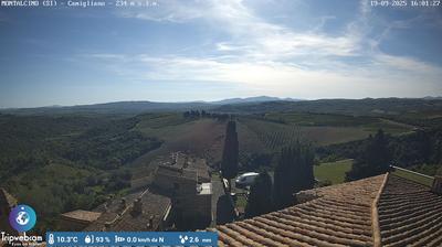 immagine della webcam nei dintorni di Siena: webcam Montalcino