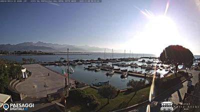 immagine della webcam nei dintorni di Riccò del Golfo di Spezia: webcam Ameglia
